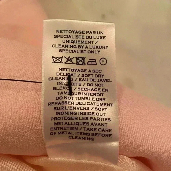 Balmain Jacket Dress Double Breasted Oversized Long Blazer Pink Crepe Mini Dress - Picture 14 of 15